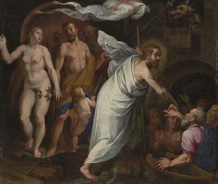Pablo de Cespedes Descenso de Cristo al Limbo Sweden oil painting art